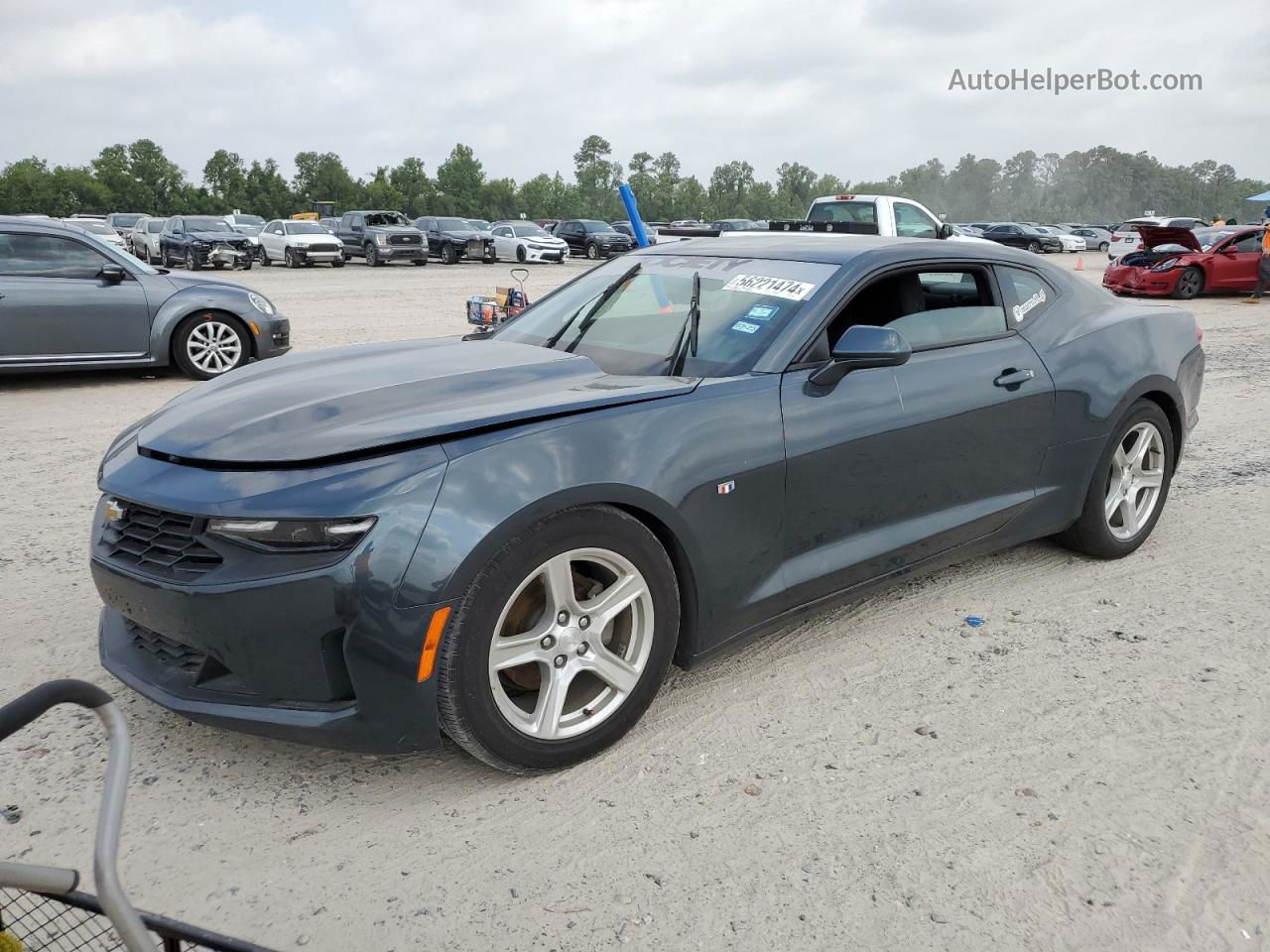 2020 Chevrolet Camaro Ls Black vin: 1G1FB1RS7L0129591