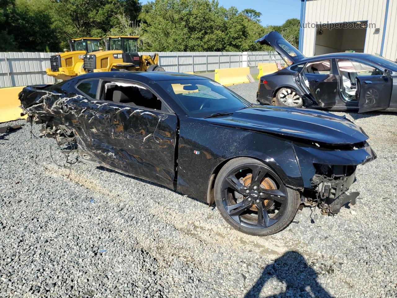 2020 Chevrolet Camaro Ls Black vin: 1G1FB1RS7L0137237