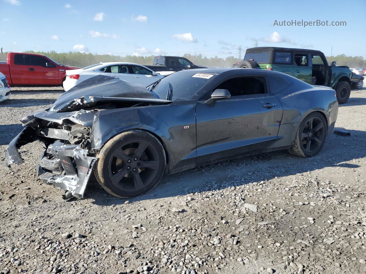 2017 Chevrolet Camaro Lt Серый vin: 1G1FB1RS8H0102746