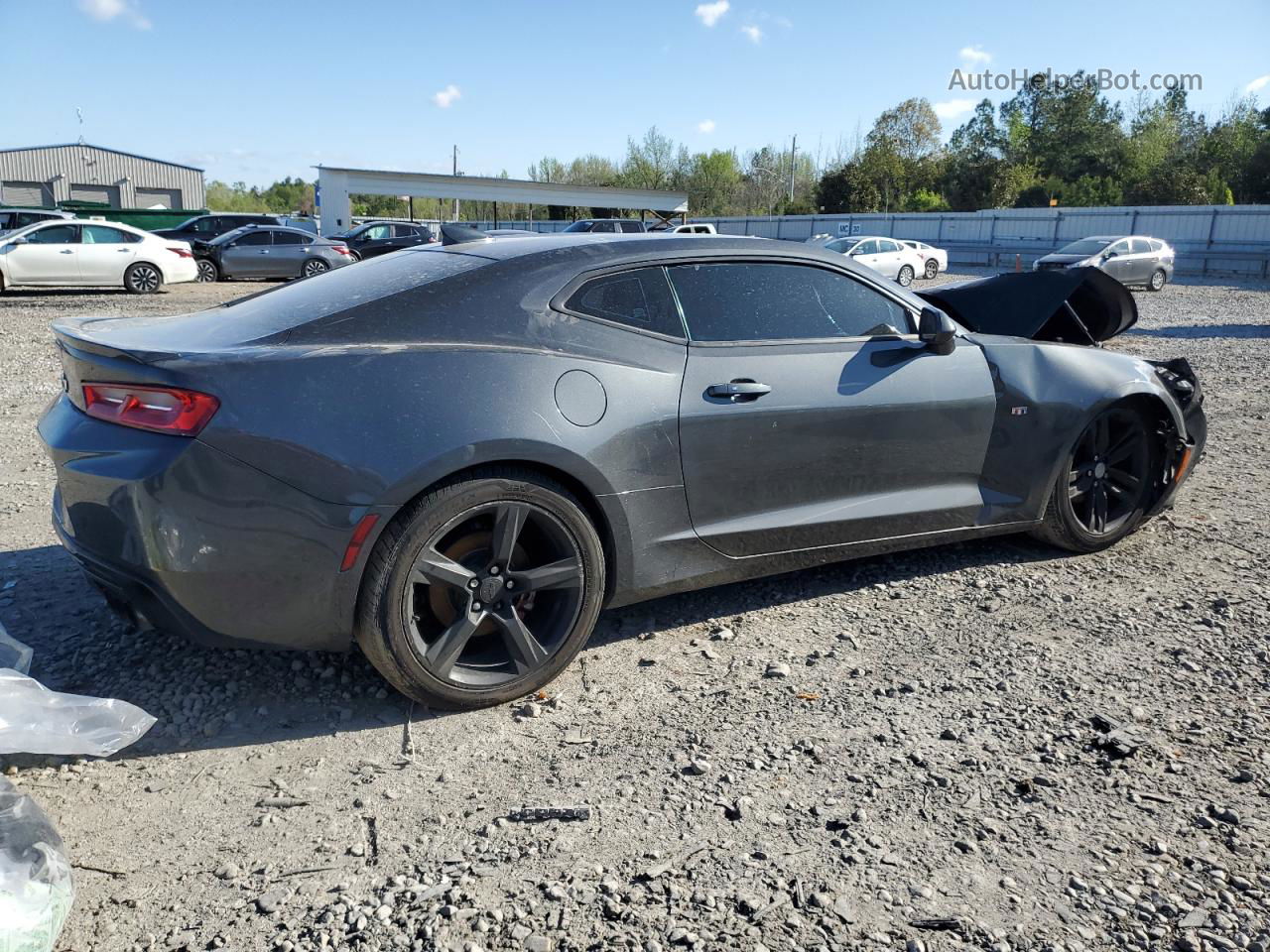 2017 Chevrolet Camaro Lt Серый vin: 1G1FB1RS8H0102746