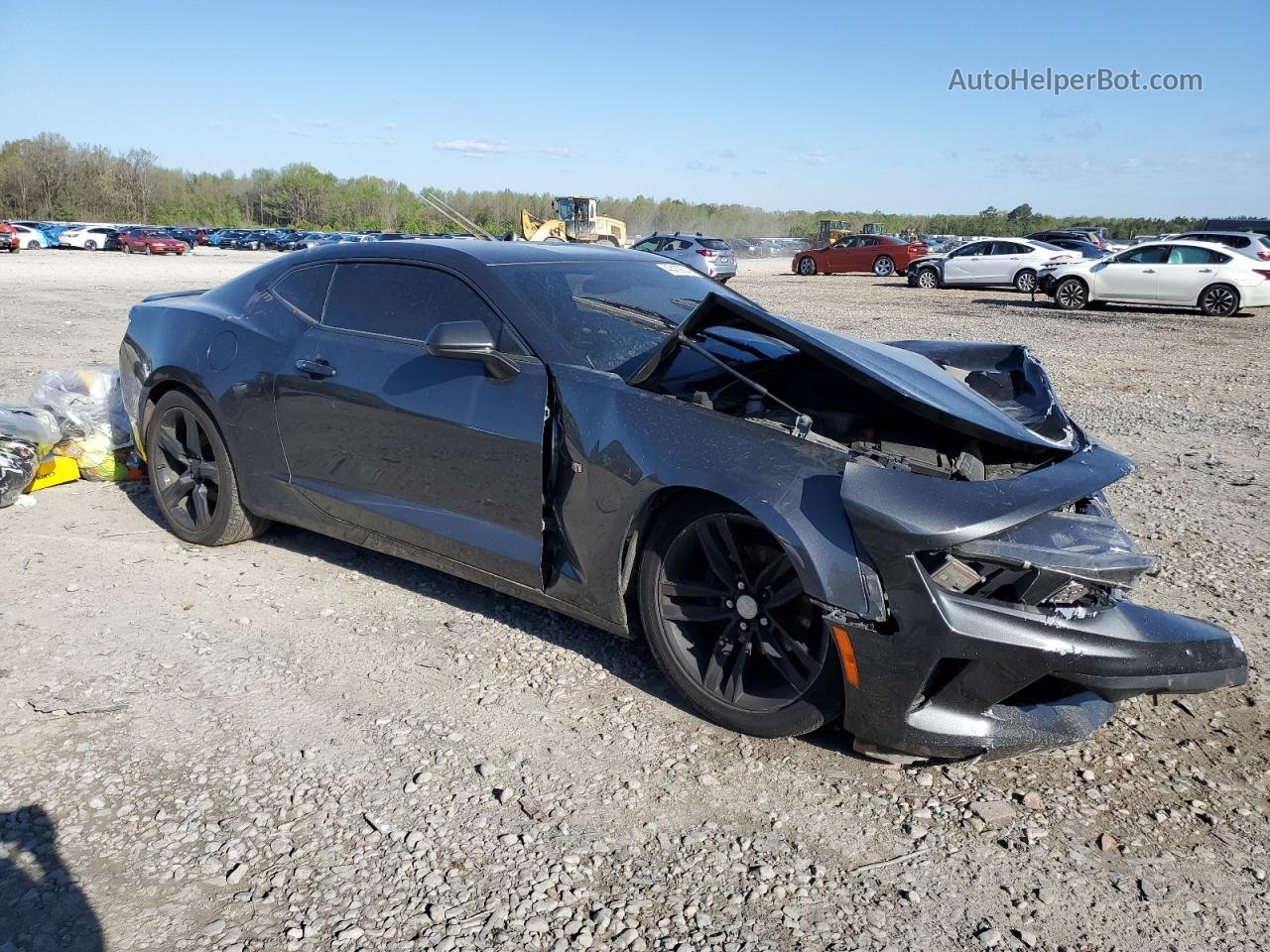 2017 Chevrolet Camaro Lt Gray vin: 1G1FB1RS8H0102746