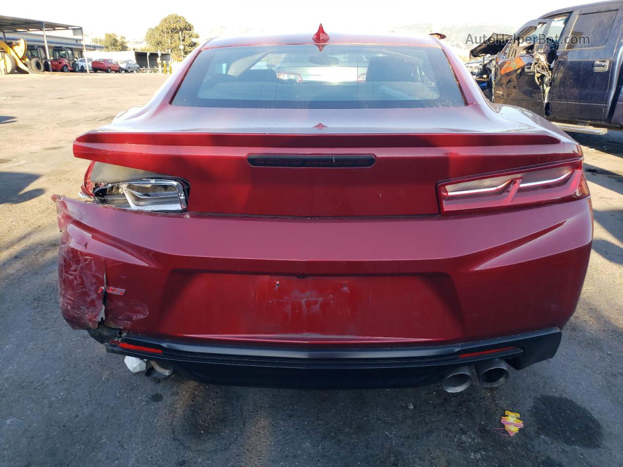 2018 Chevrolet Camaro Lt Red vin: 1G1FB1RS8J0121948