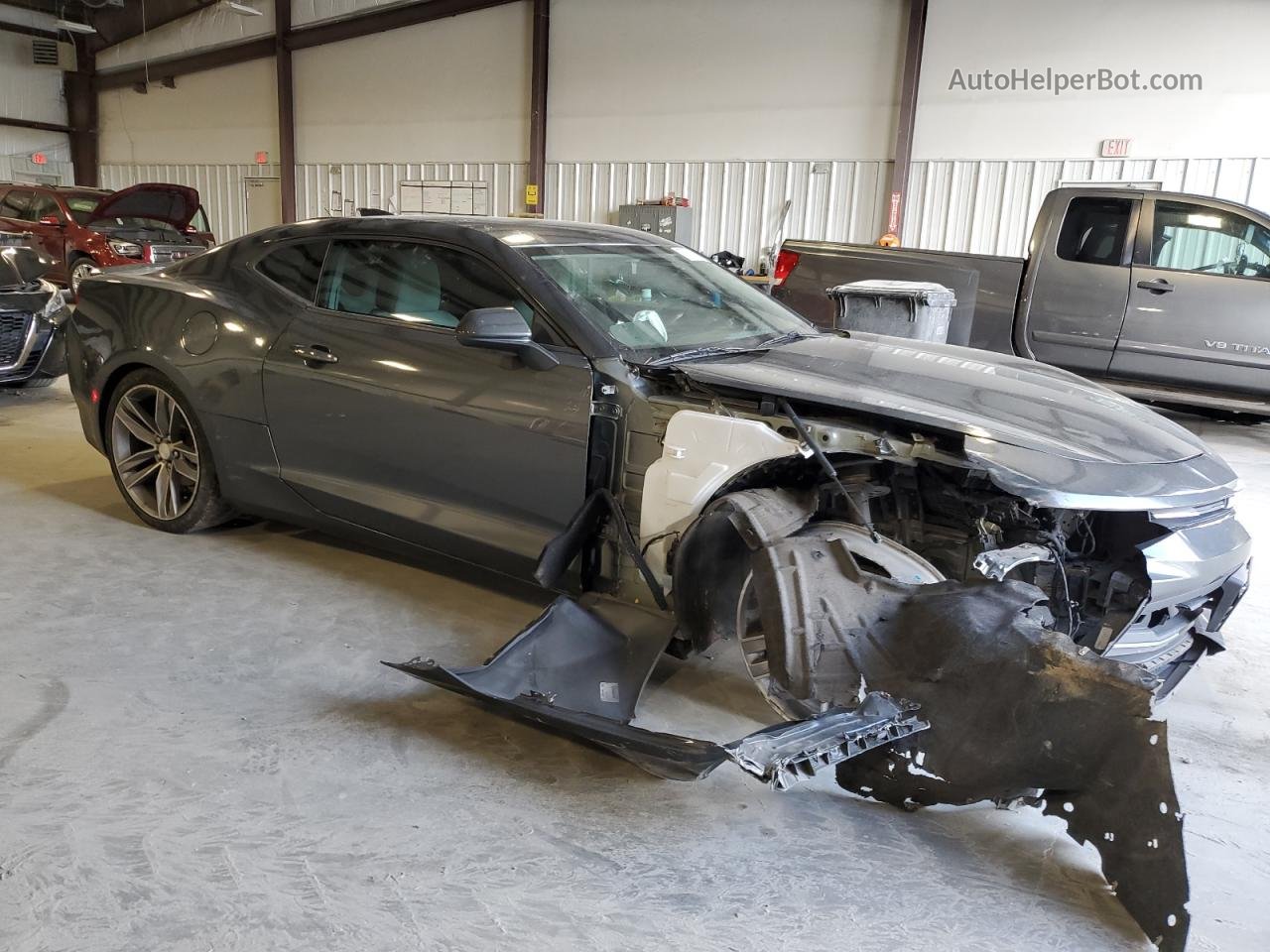 2018 Chevrolet Camaro Lt Charcoal vin: 1G1FB1RS8J0123876