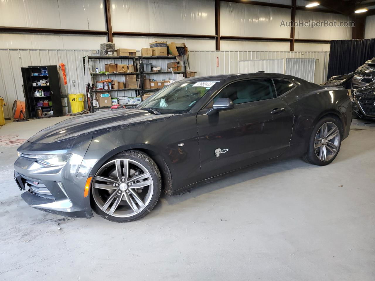 2018 Chevrolet Camaro Lt Charcoal vin: 1G1FB1RS8J0123876