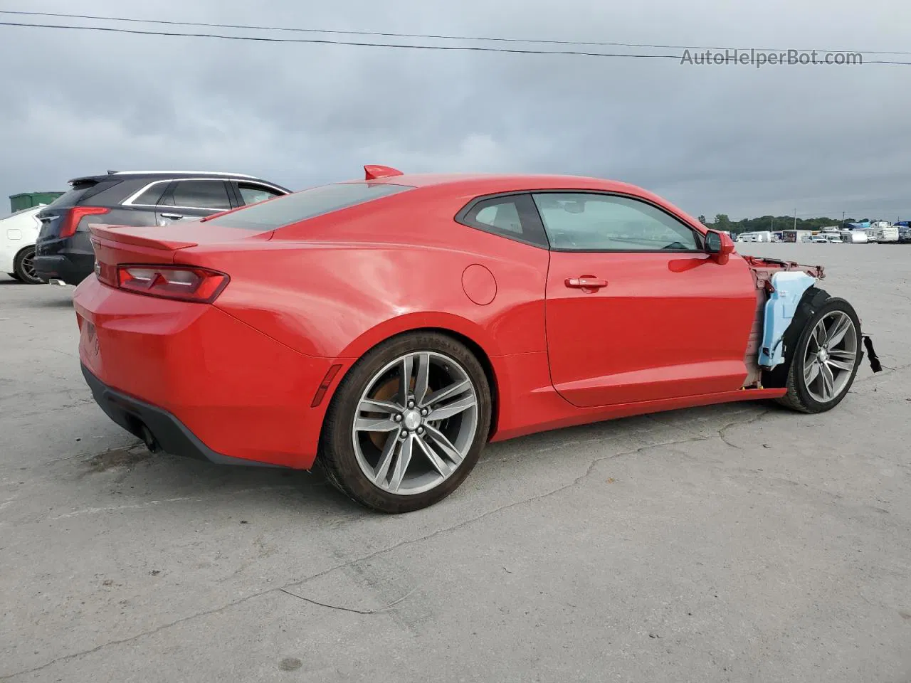 2018 Chevrolet Camaro Lt Красный vin: 1G1FB1RS8J0131959