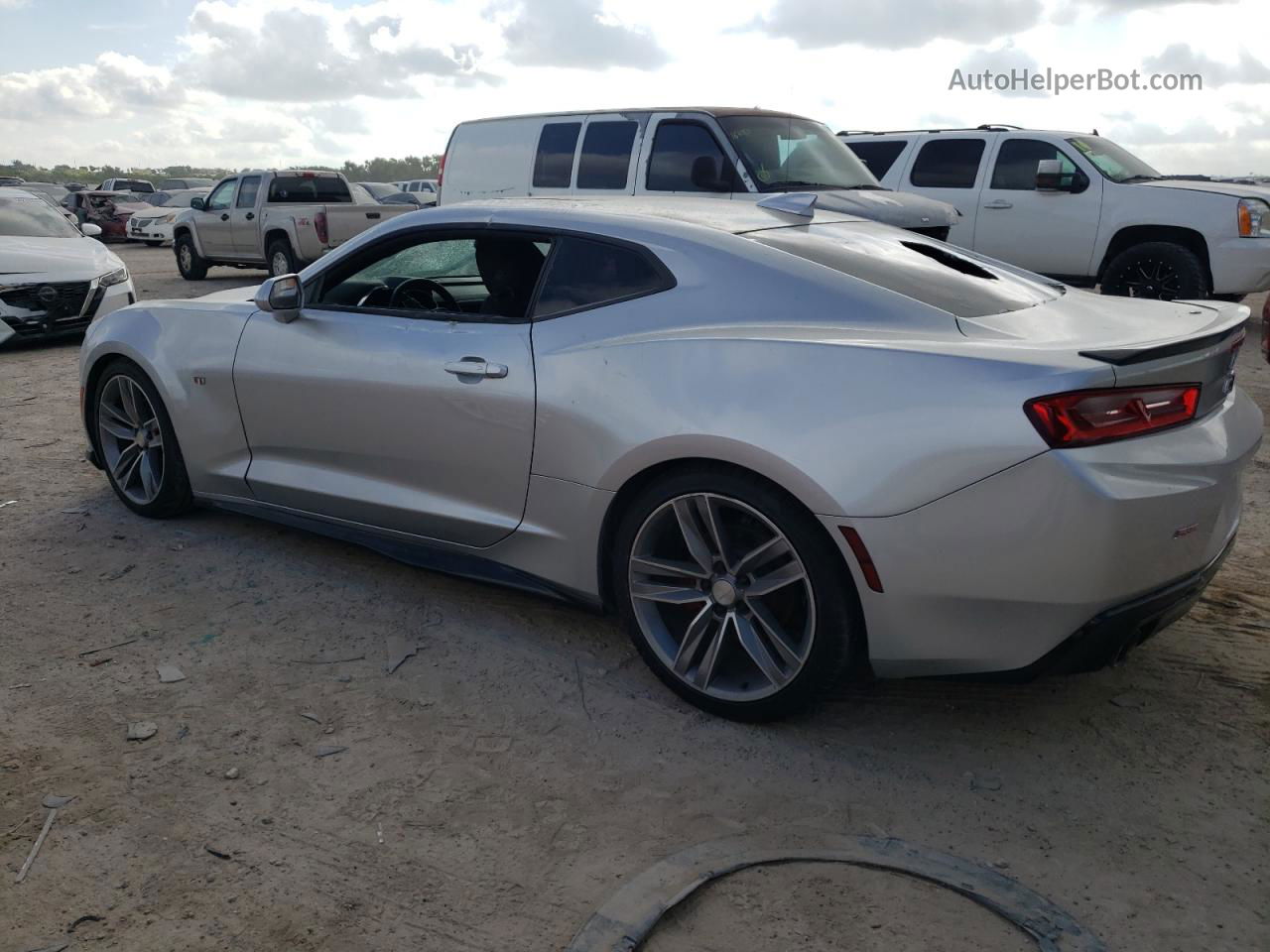 2018 Chevrolet Camaro Lt Silver vin: 1G1FB1RS8J0153623