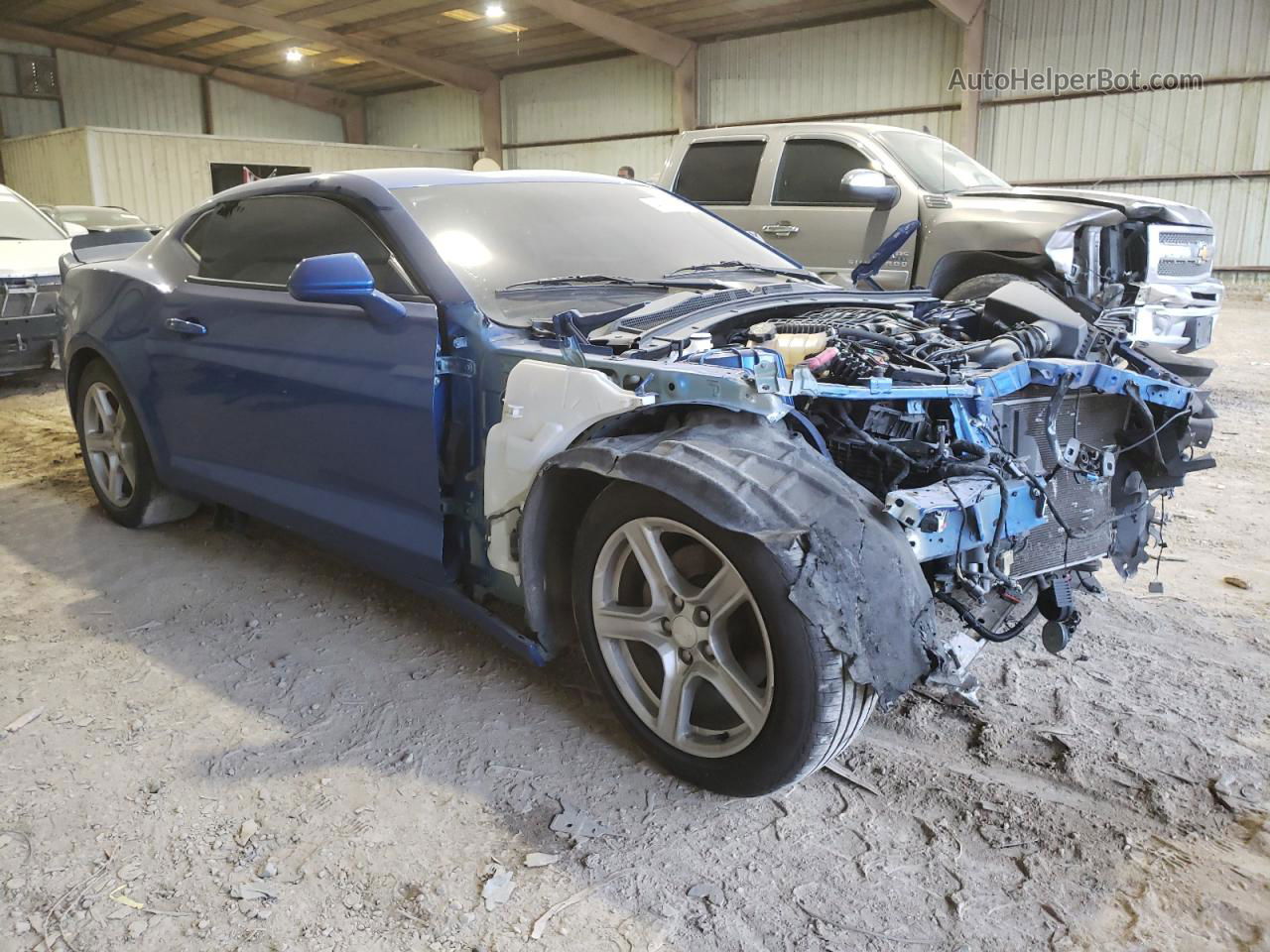 2018 Chevrolet Camaro Lt Blue vin: 1G1FB1RS8J0163309