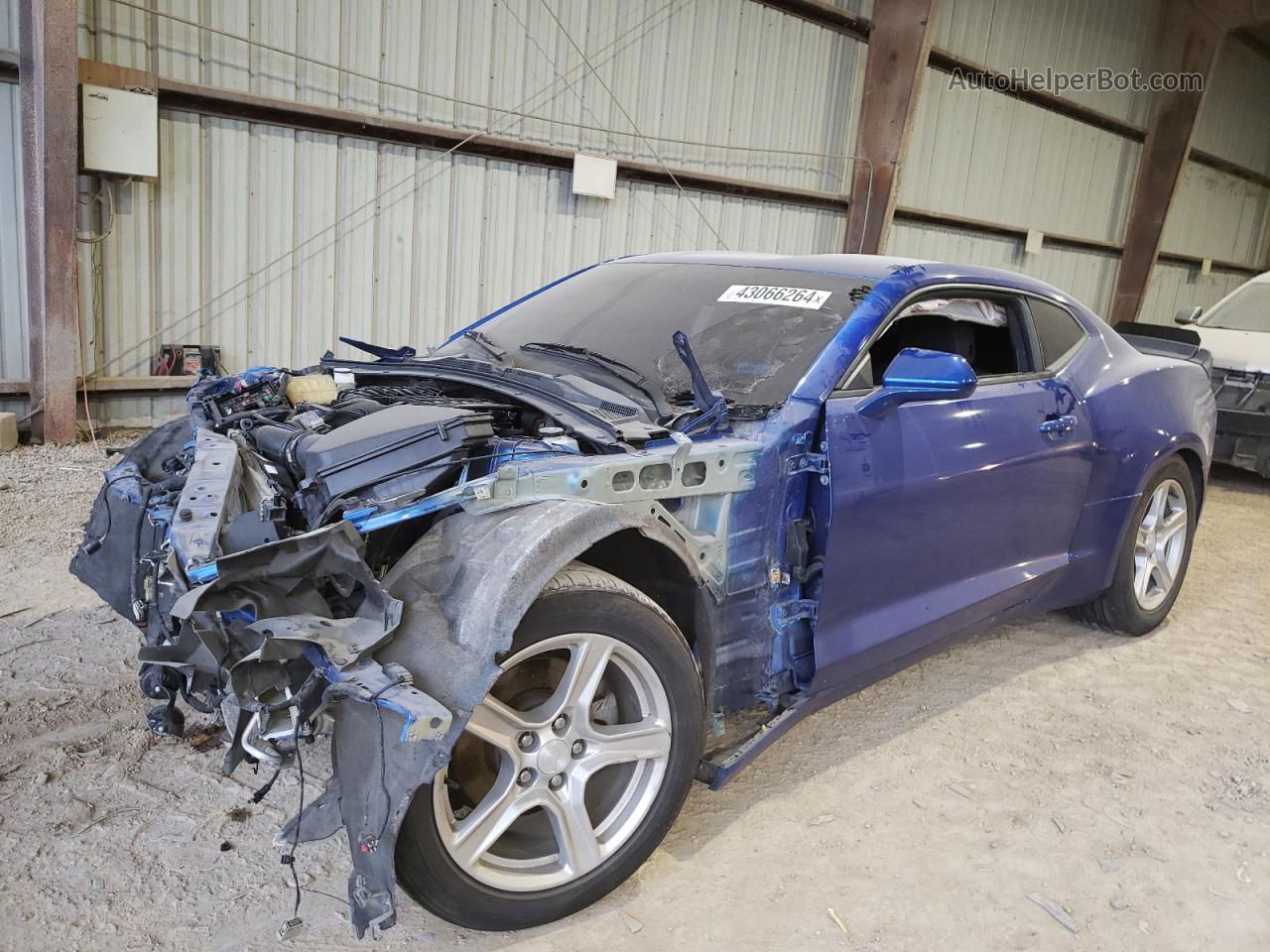 2018 Chevrolet Camaro Lt Blue vin: 1G1FB1RS8J0163309