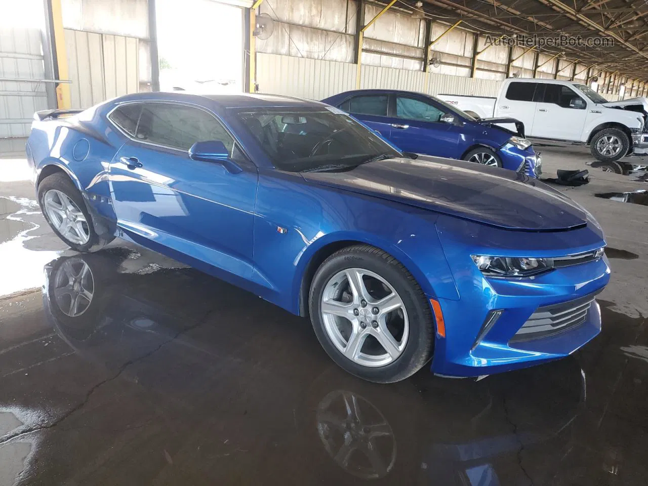 2018 Chevrolet Camaro Lt Blue vin: 1G1FB1RS8J0181941