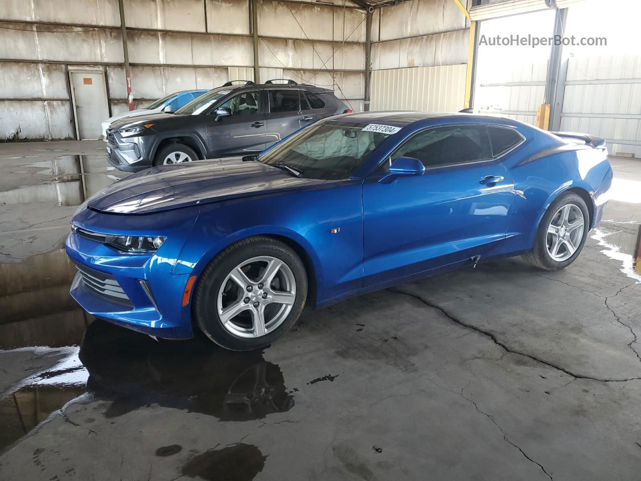 2018 Chevrolet Camaro Lt Синий vin: 1G1FB1RS8J0181941