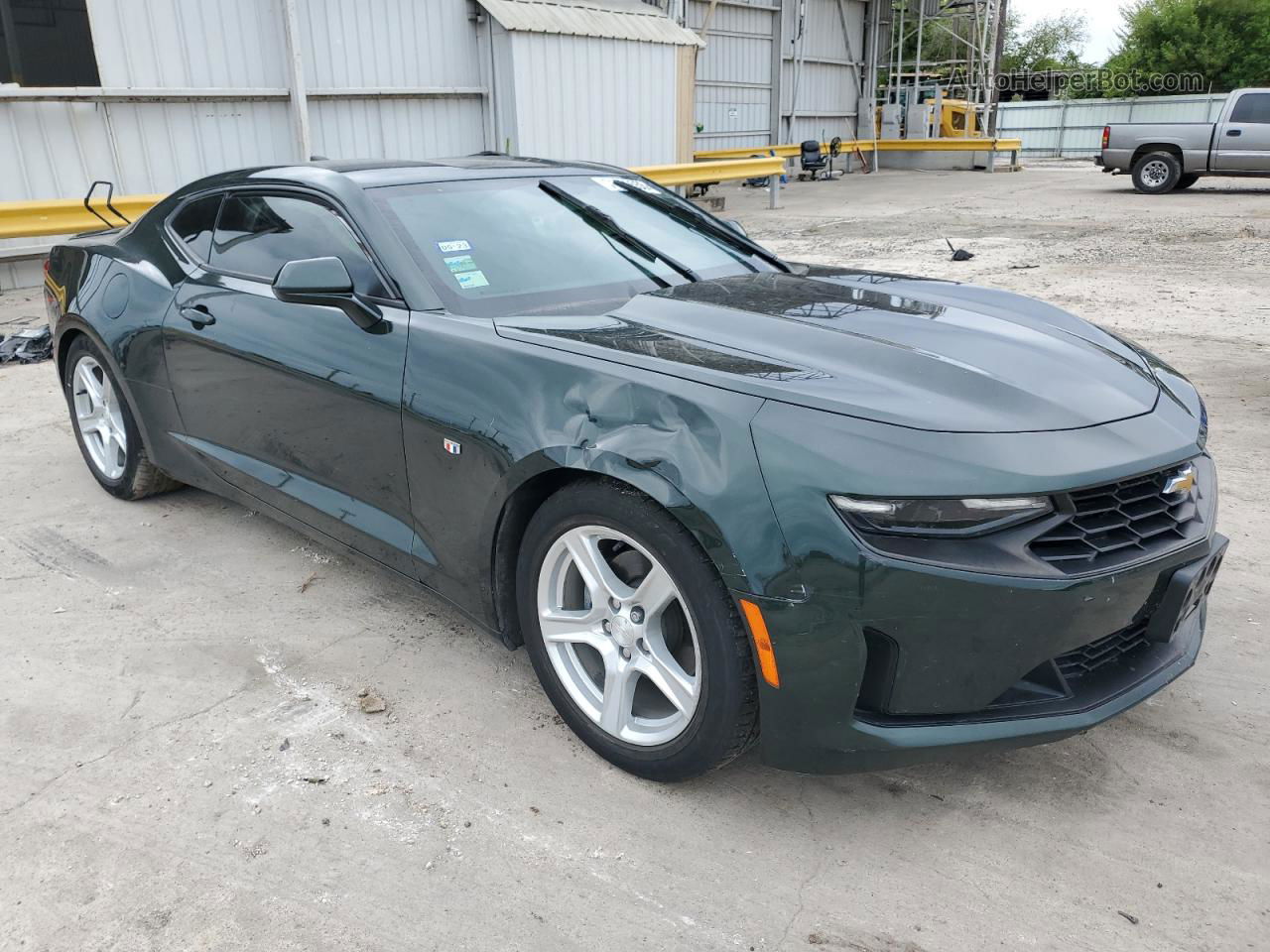 2020 Chevrolet Camaro Ls Green vin: 1G1FB1RS8L0107955