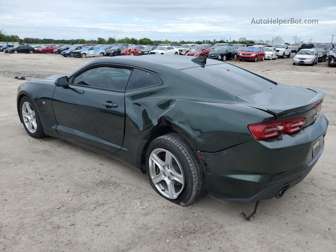 2020 Chevrolet Camaro Ls Green vin: 1G1FB1RS8L0107955