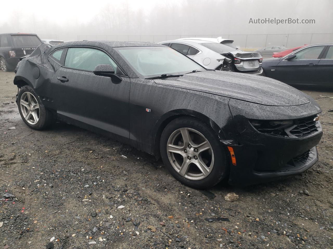 2020 Chevrolet Camaro Ls Black vin: 1G1FB1RS8L0117868