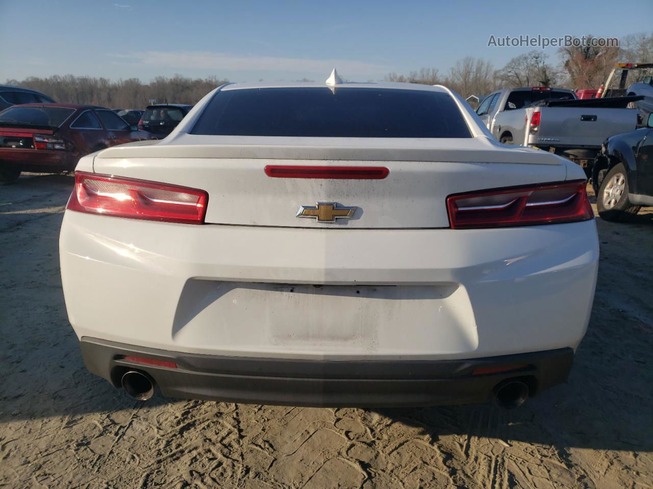 2017 Chevrolet Camaro Lt White vin: 1G1FB1RS9H0101668