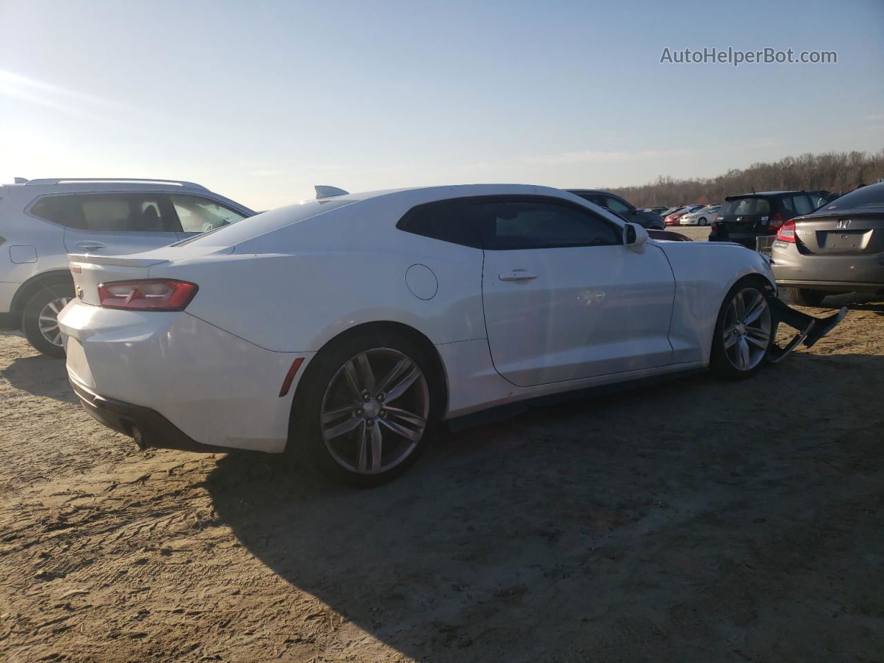 2017 Chevrolet Camaro Lt White vin: 1G1FB1RS9H0101668