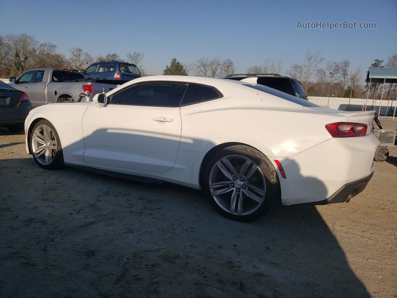 2017 Chevrolet Camaro Lt White vin: 1G1FB1RS9H0101668