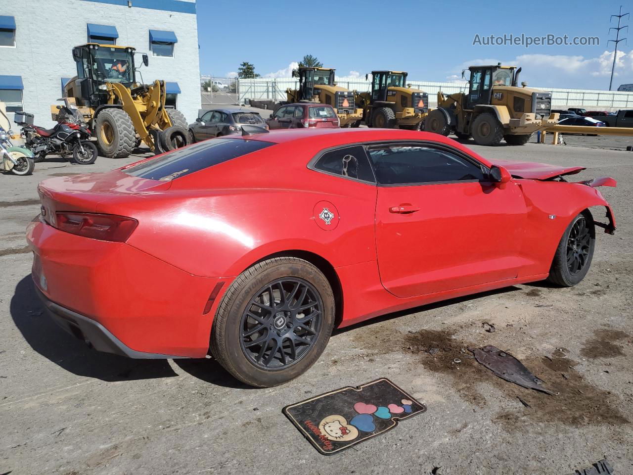 2017 Chevrolet Camaro Lt Red vin: 1G1FB1RS9H0138686