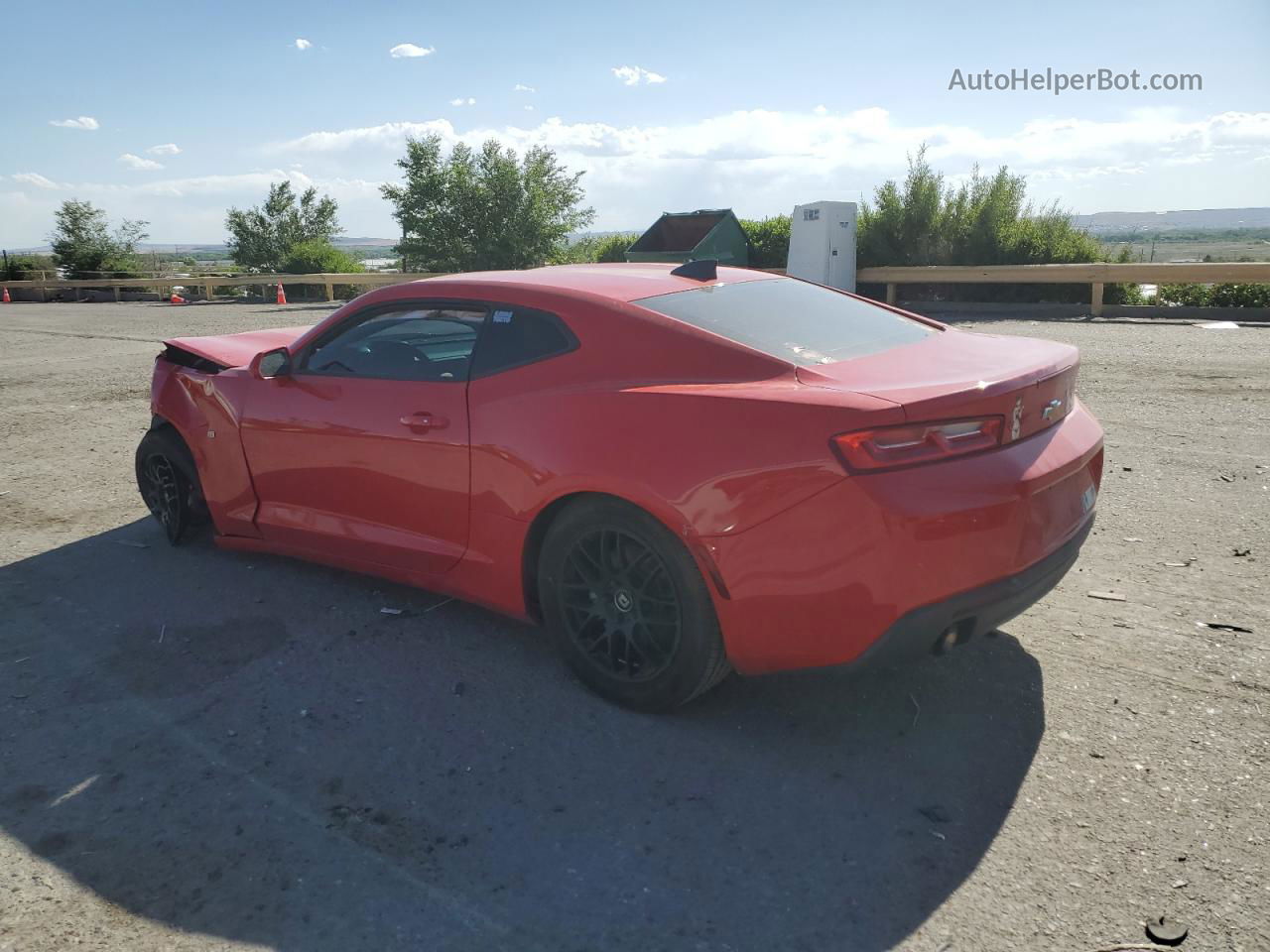 2017 Chevrolet Camaro Lt Red vin: 1G1FB1RS9H0138686