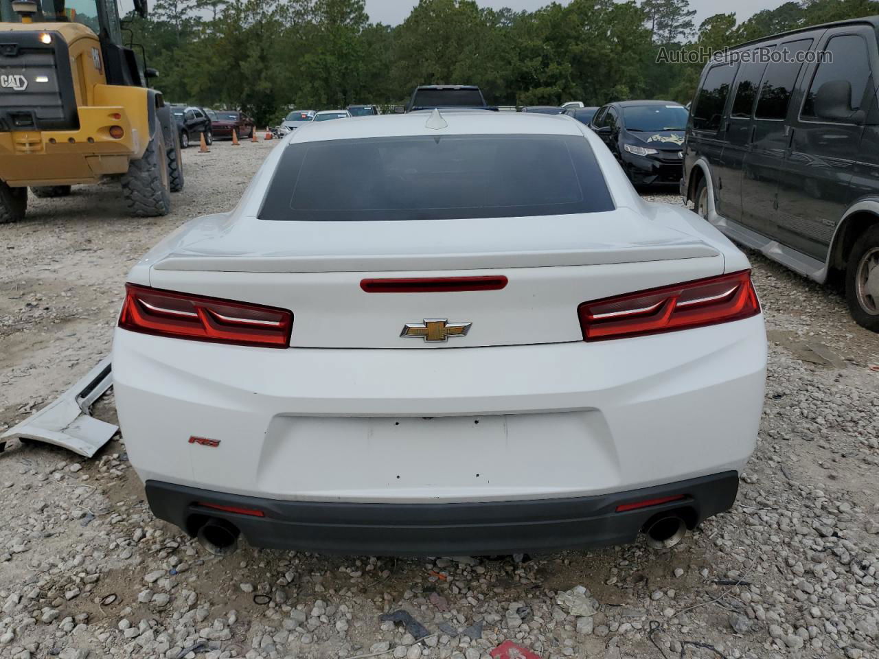 2017 Chevrolet Camaro Lt White vin: 1G1FB1RS9H0164477