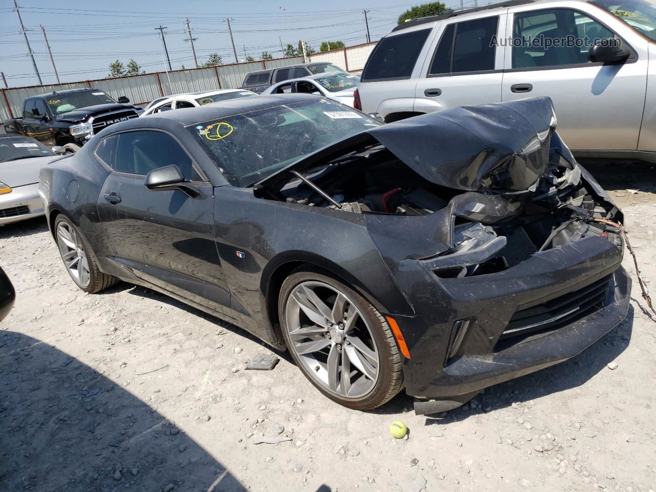 2017 Chevrolet Camaro Lt Gray vin: 1G1FB1RS9H0174930