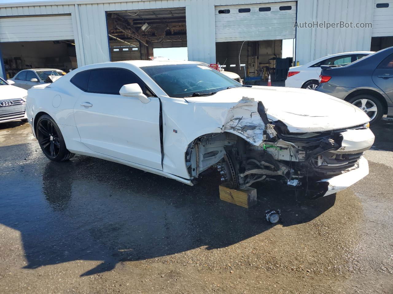 2017 Chevrolet Camaro Lt White vin: 1G1FB1RS9H0213502