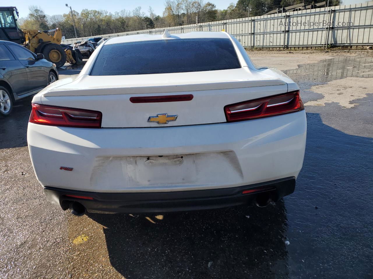 2017 Chevrolet Camaro Lt White vin: 1G1FB1RS9H0213502