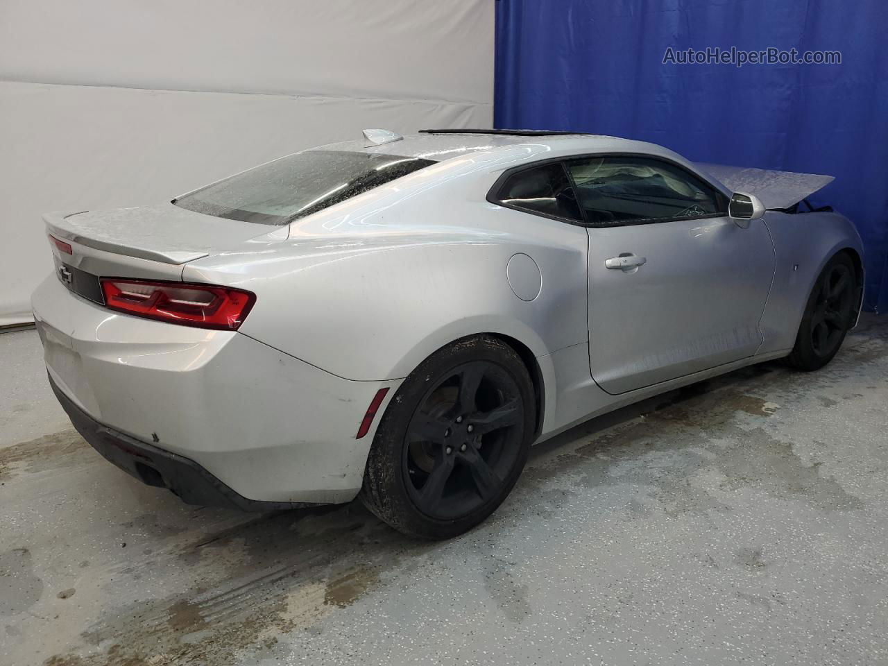 2018 Chevrolet Camaro Lt Silver vin: 1G1FB1RS9J0105886