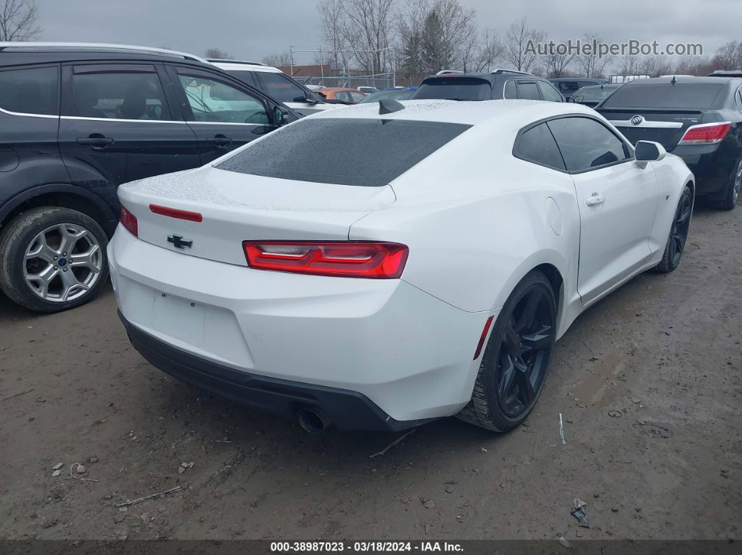 2018 Chevrolet Camaro 1lt White vin: 1G1FB1RS9J0108884