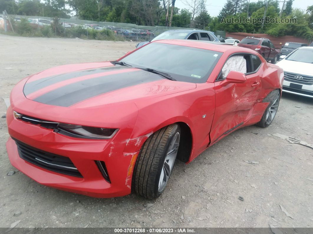 2018 Chevrolet Camaro 1lt Red vin: 1G1FB1RS9J0157101