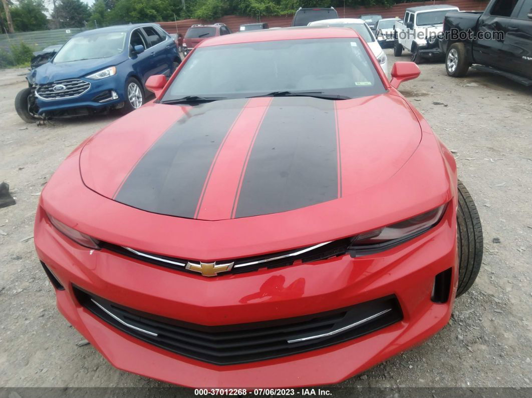 2018 Chevrolet Camaro 1lt Red vin: 1G1FB1RS9J0157101