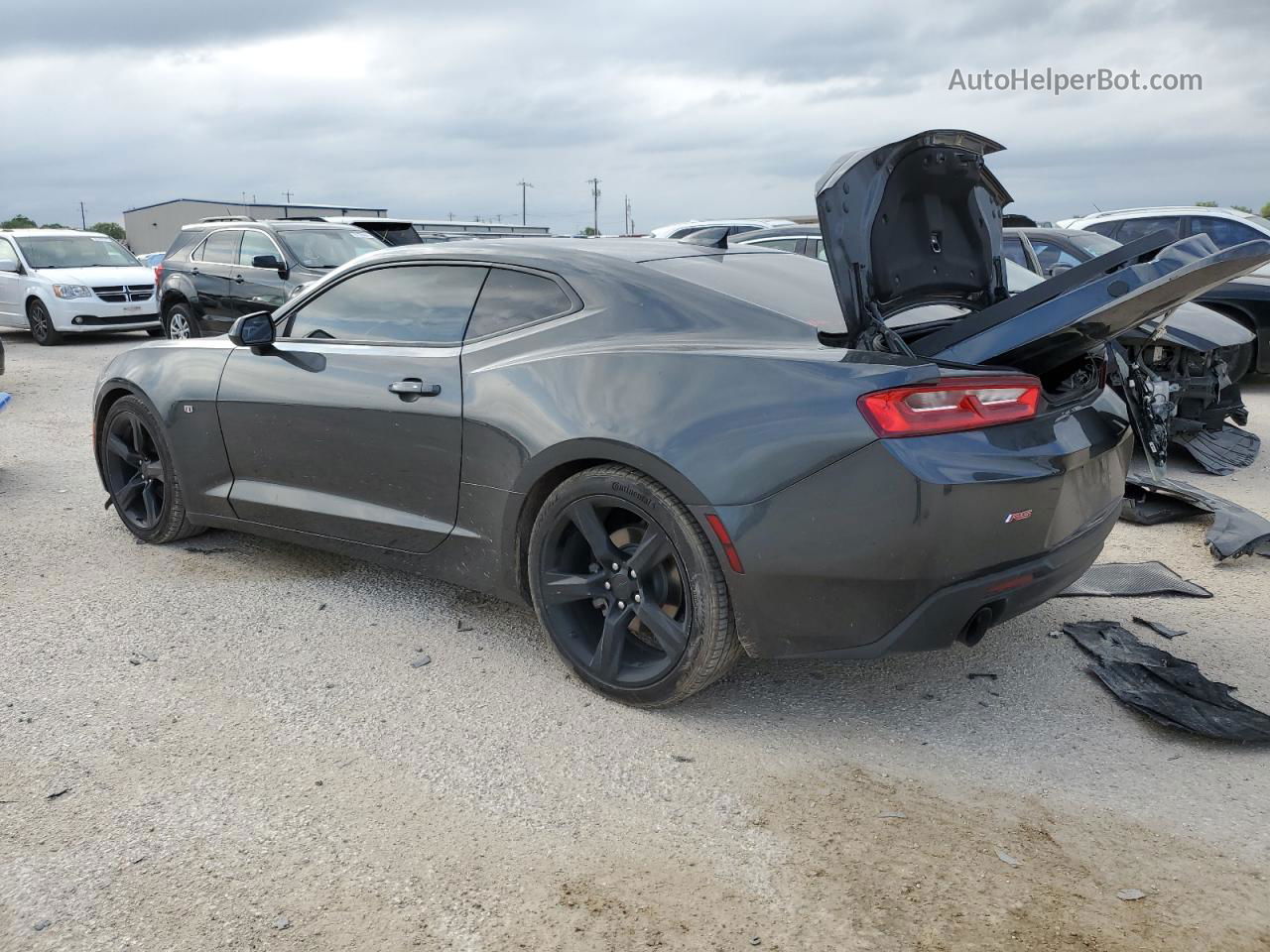 2018 Chevrolet Camaro Lt Черный vin: 1G1FB1RS9J0164260