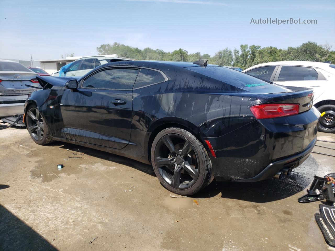 2018 Chevrolet Camaro Lt Black vin: 1G1FB1RS9J0168907