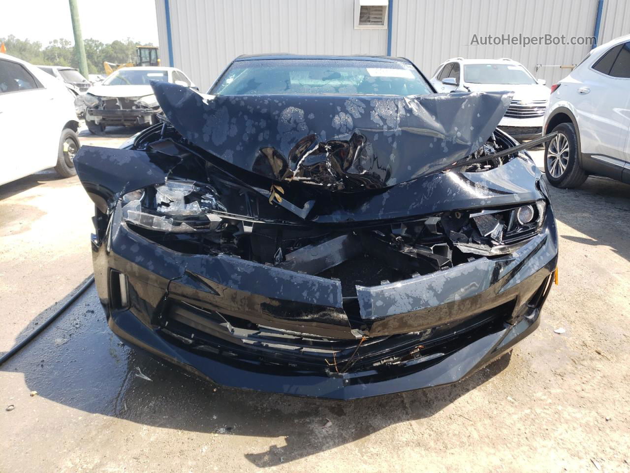 2018 Chevrolet Camaro Lt Black vin: 1G1FB1RS9J0168907