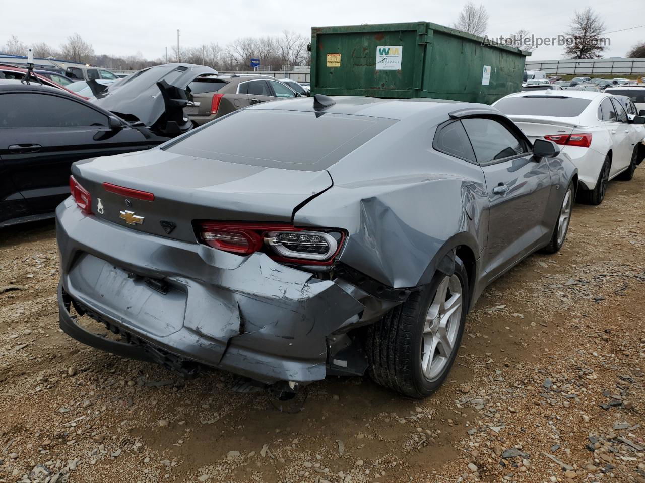 2020 Chevrolet Camaro Ls Gray vin: 1G1FB1RS9L0122643