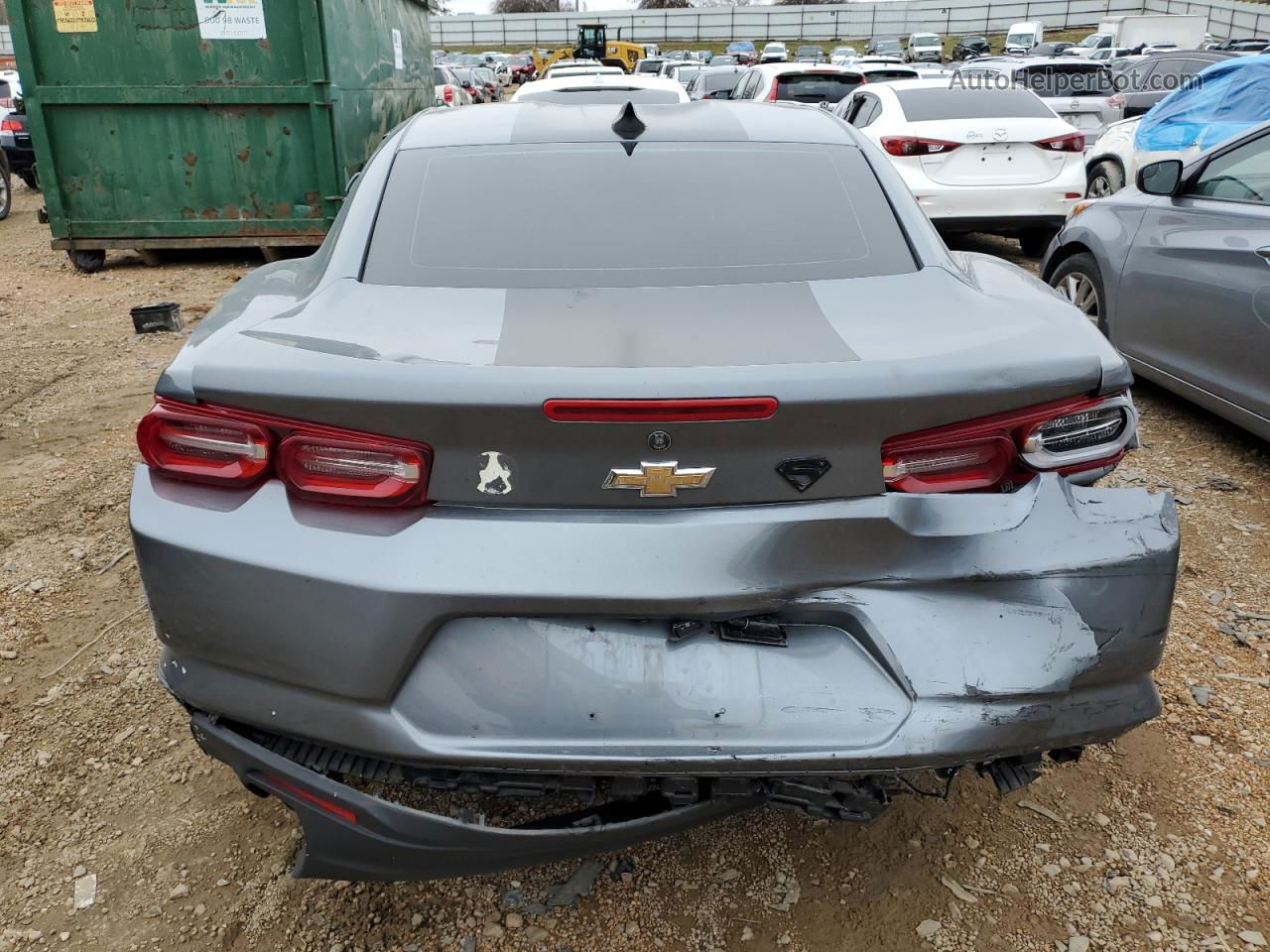 2020 Chevrolet Camaro Ls Gray vin: 1G1FB1RS9L0122643