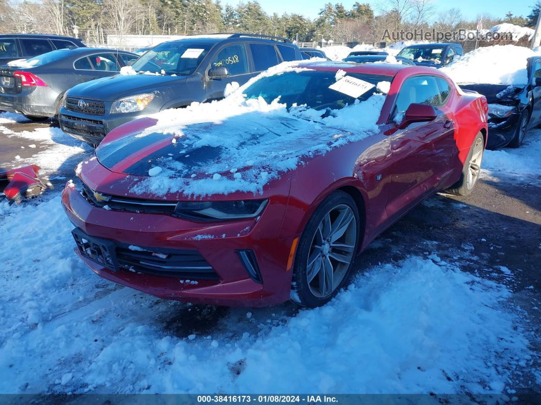 2017 Chevrolet Camaro 1lt Red vin: 1G1FB1RSXH0103400