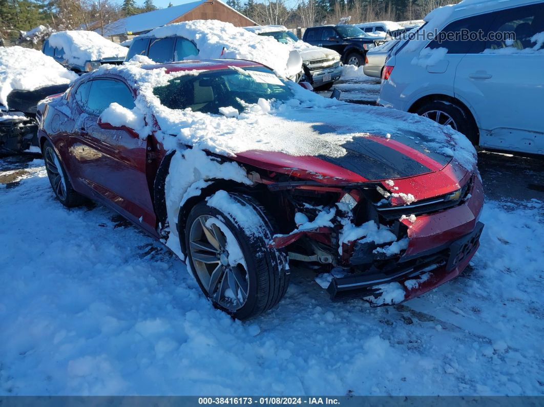 2017 Chevrolet Camaro 1lt Red vin: 1G1FB1RSXH0103400