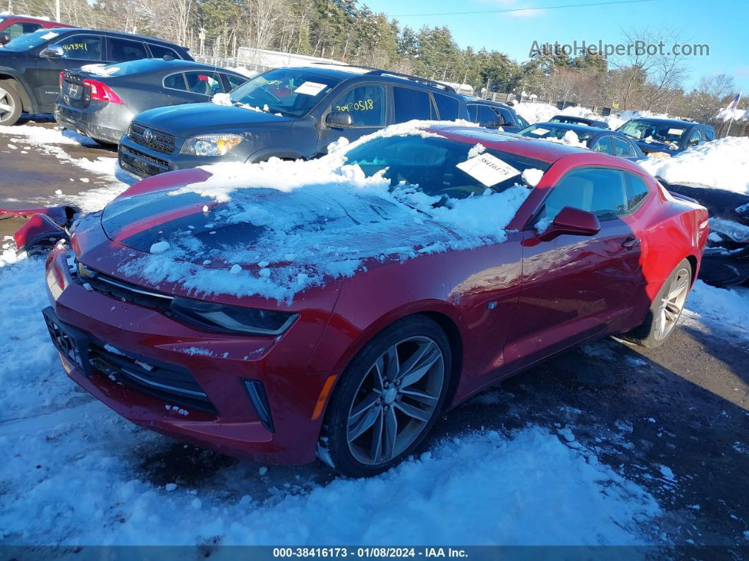 2017 Chevrolet Camaro 1lt Red vin: 1G1FB1RSXH0103400