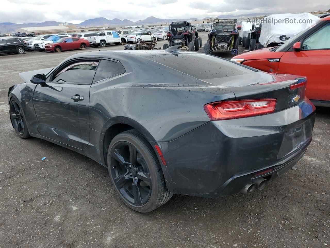 2017 Chevrolet Camaro Lt Black vin: 1G1FB1RSXH0160308