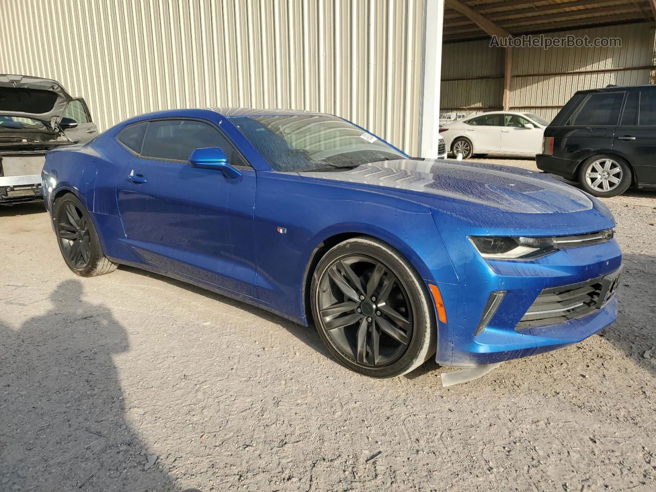 2018 Chevrolet Camaro Lt Blue vin: 1G1FB1RSXJ0143546