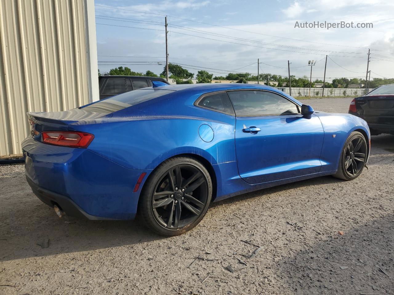 2018 Chevrolet Camaro Lt Blue vin: 1G1FB1RSXJ0143546