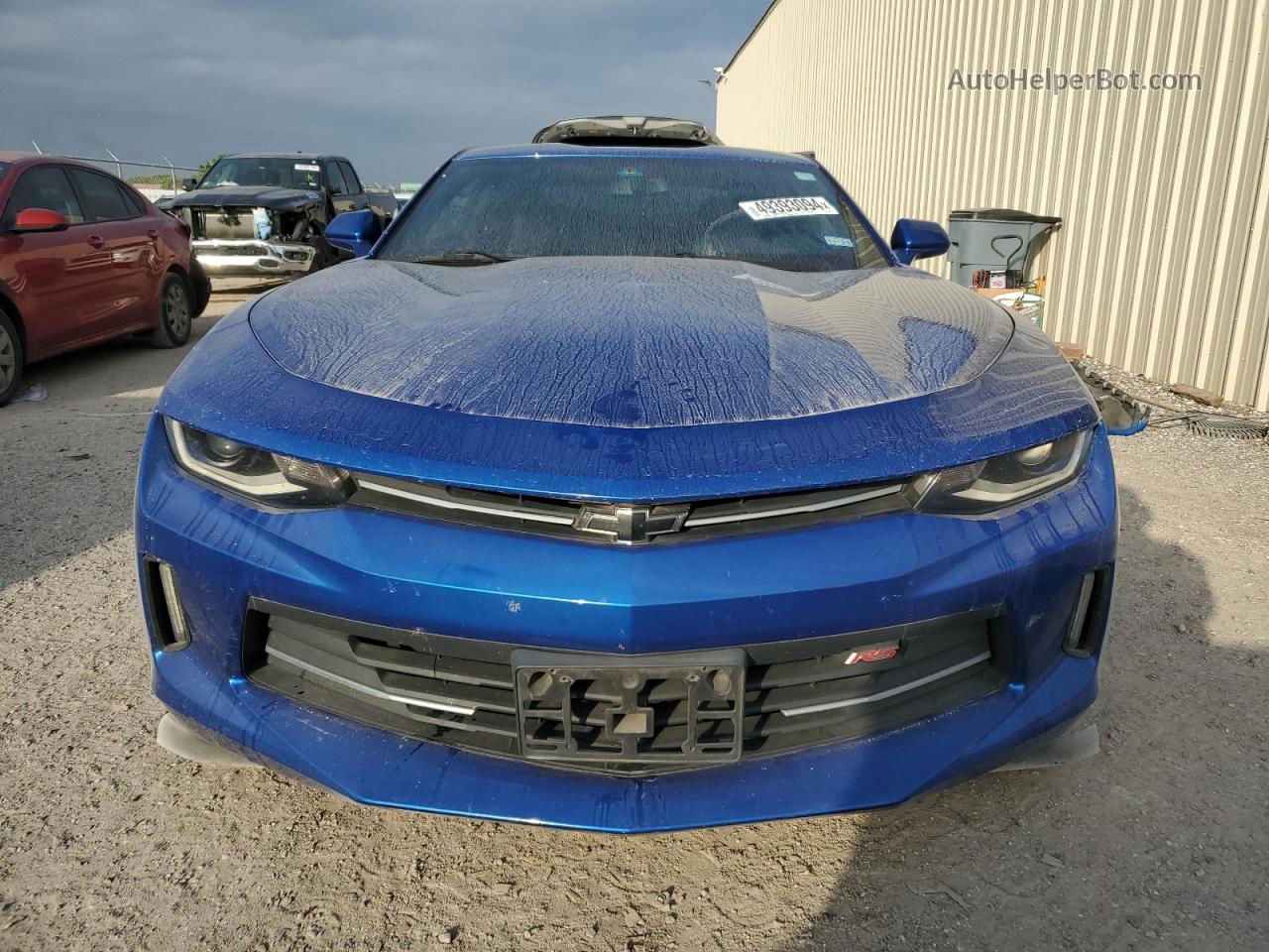 2018 Chevrolet Camaro Lt Blue vin: 1G1FB1RSXJ0143546