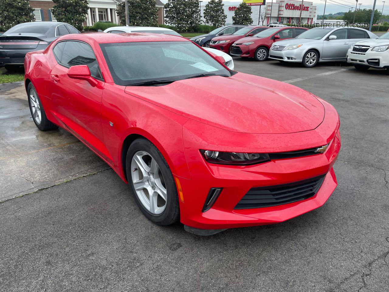 2018 Chevrolet Camaro Lt Red vin: 1G1FB1RSXJ0183125