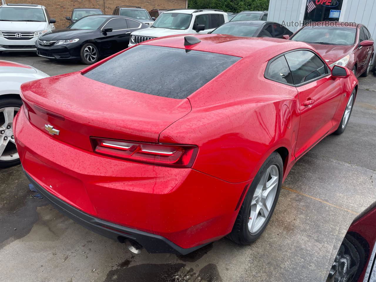 2018 Chevrolet Camaro Lt Red vin: 1G1FB1RSXJ0183125