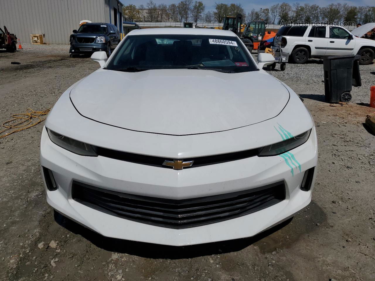 2017 Chevrolet Camaro Lt White vin: 1G1FB1RX0H0104759