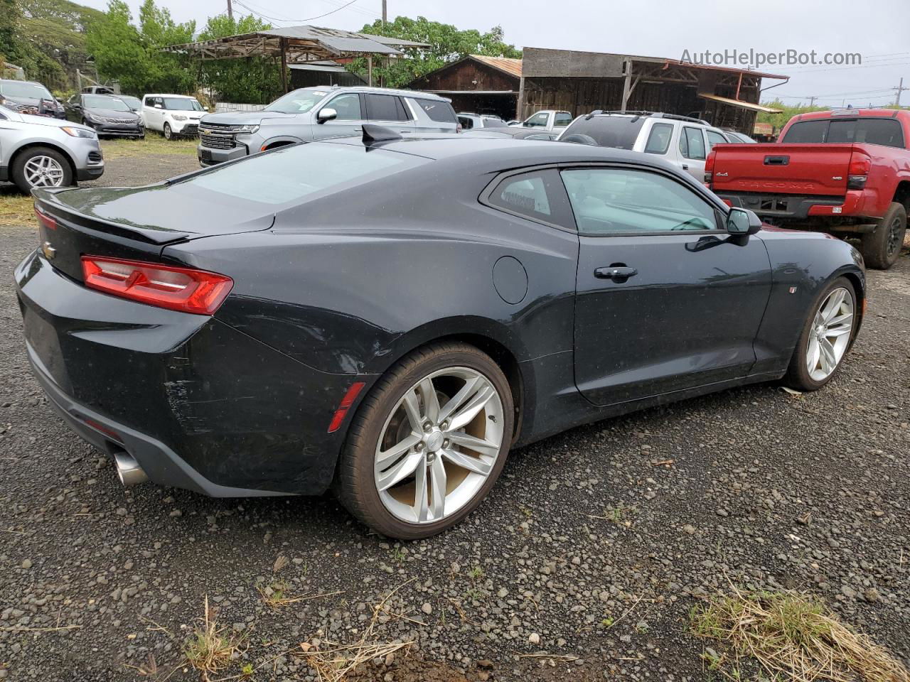 2017 Chevrolet Camaro Lt Black vin: 1G1FB1RX0H0127328