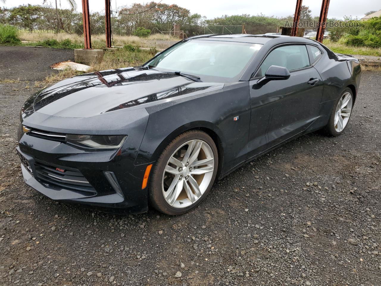 2017 Chevrolet Camaro Lt Black vin: 1G1FB1RX0H0127328