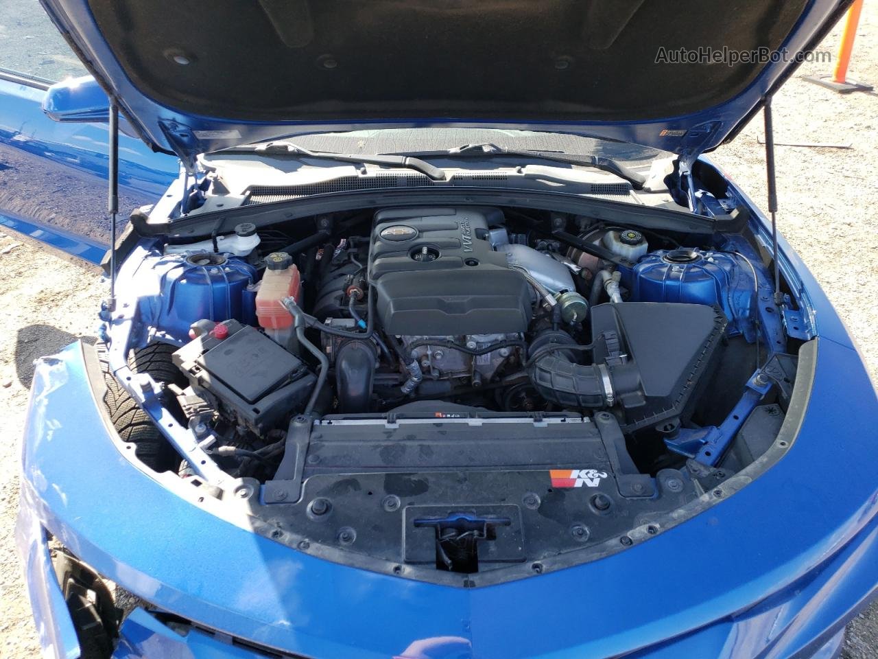 2017 Chevrolet Camaro Lt Blue vin: 1G1FB1RX0H0136014