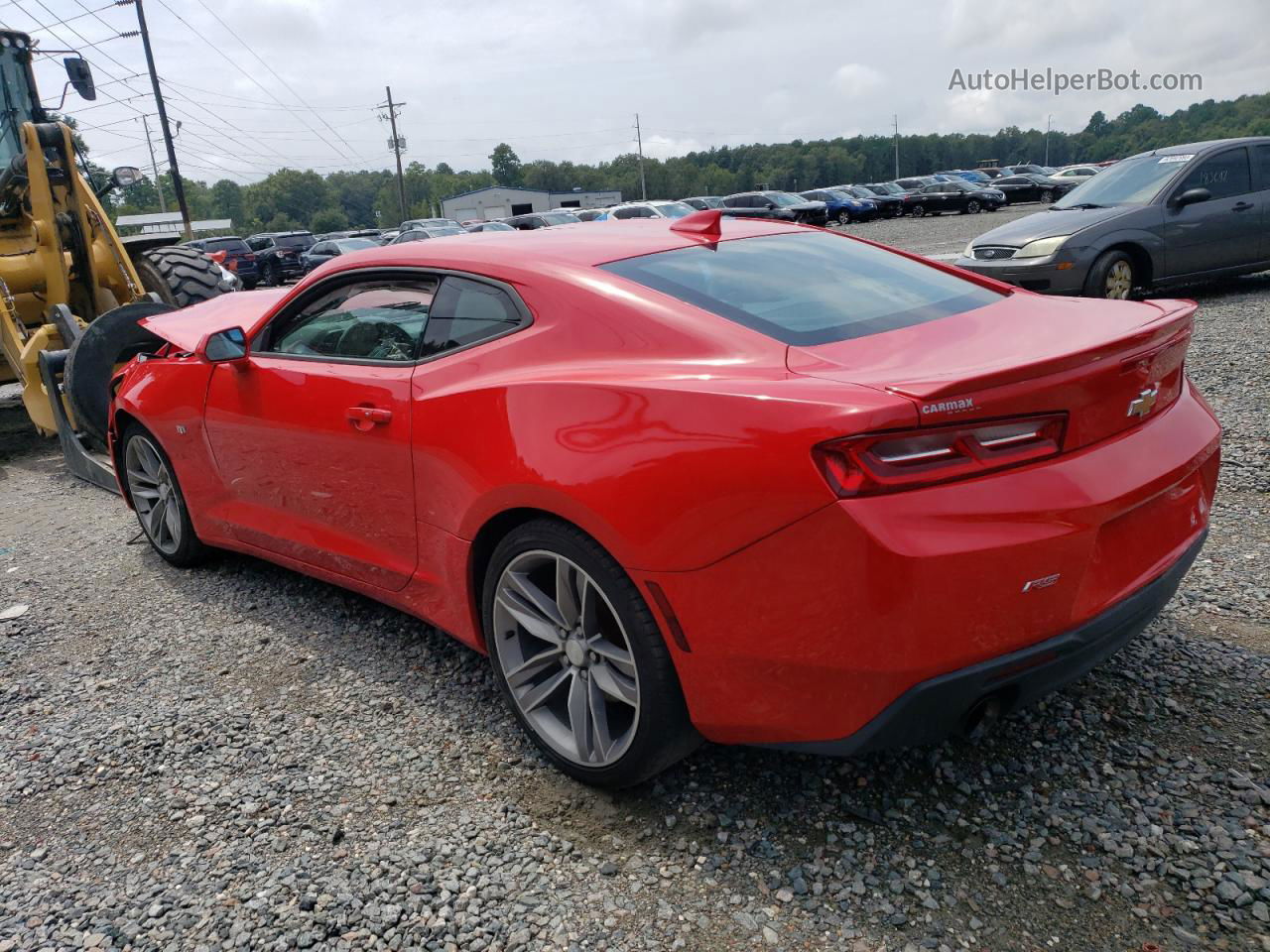 2017 Chevrolet Camaro Lt Red vin: 1G1FB1RX0H0136031