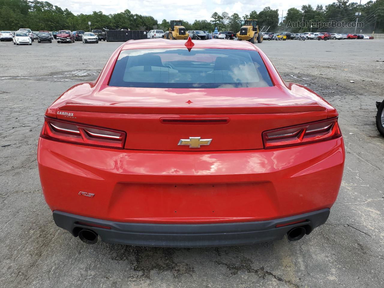 2017 Chevrolet Camaro Lt Red vin: 1G1FB1RX0H0136031